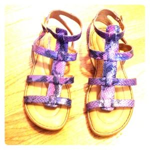 Snakeskin Crown (Born footwear) sandals
