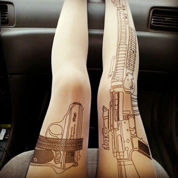 Machine Gun Tights - Picture 2 of 2
