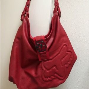 Fox red purse