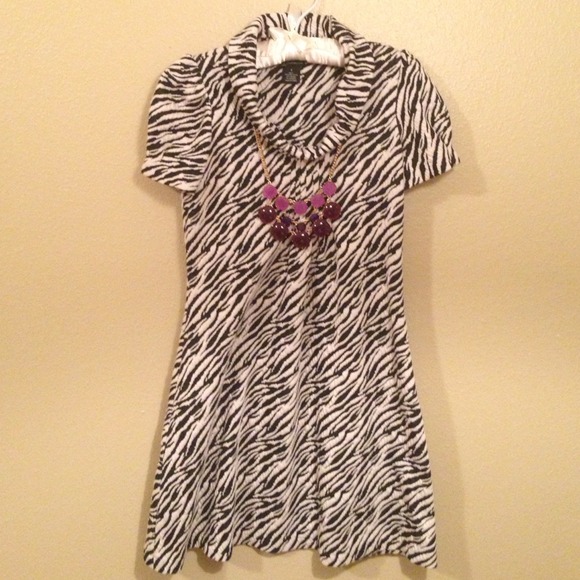 Zebra Print Dress🍷