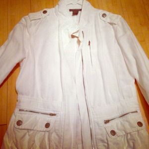 Ann Taylor Linen Lightweight Jacket