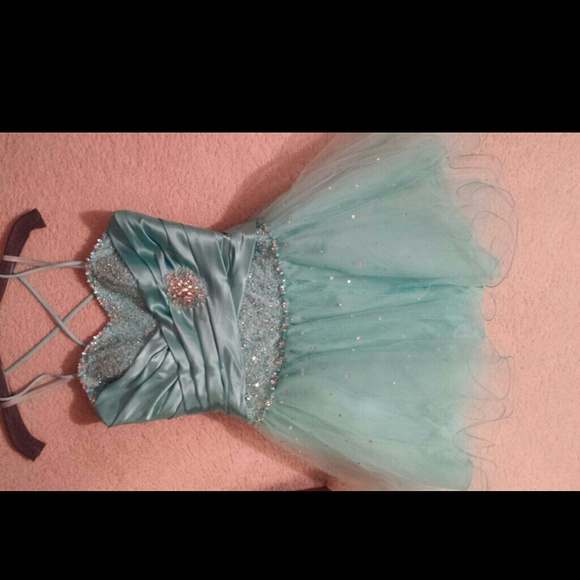 Dress/short prom dress/sweet 16 dress/party dress - Picture 4 of 4