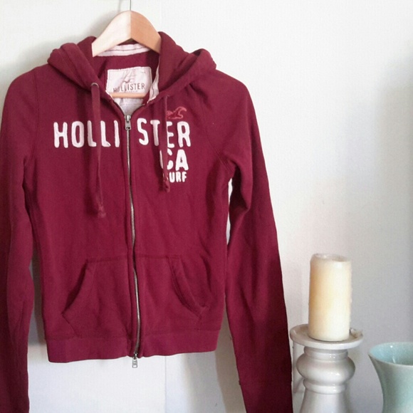 SOLD Red Hollister jacket - Picture 1 of 1