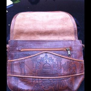 Handmade leather pocketbook