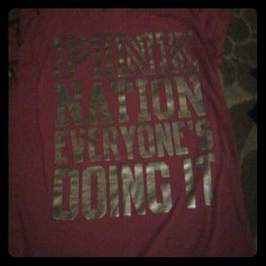 Pink Nation tee 'PINK NATION EVERYONES DOING IT'