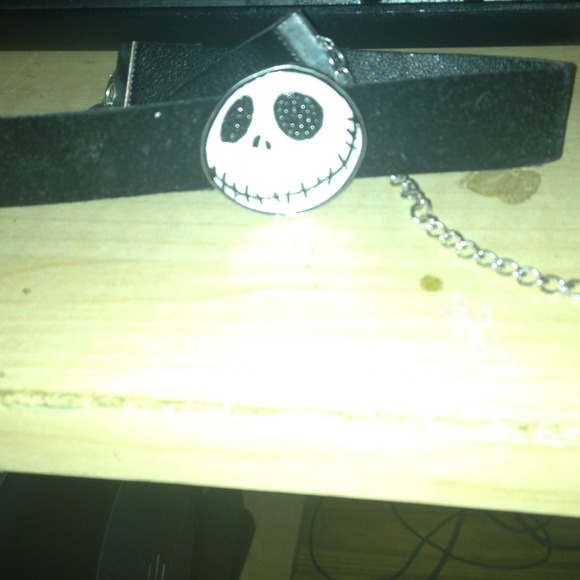 BRAND NEW Jack Skellington choker necklace.