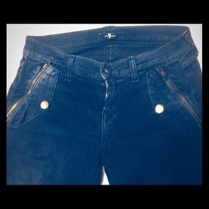 7 for all Mankind Jeans with ankle zips
