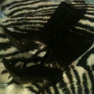 Mia long black sexy boots