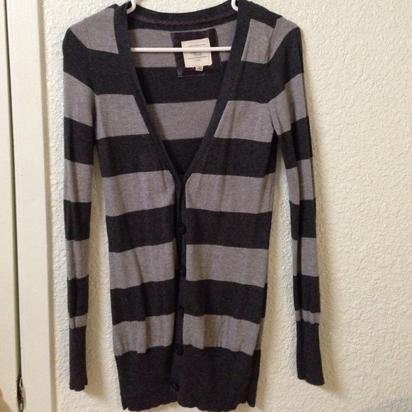 Striped cardigan
