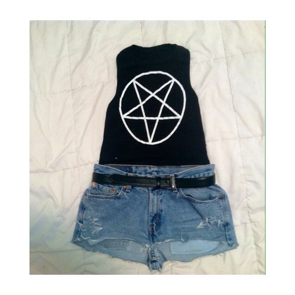 Pentagram Crop Top