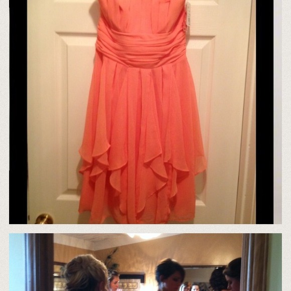 Coral dress