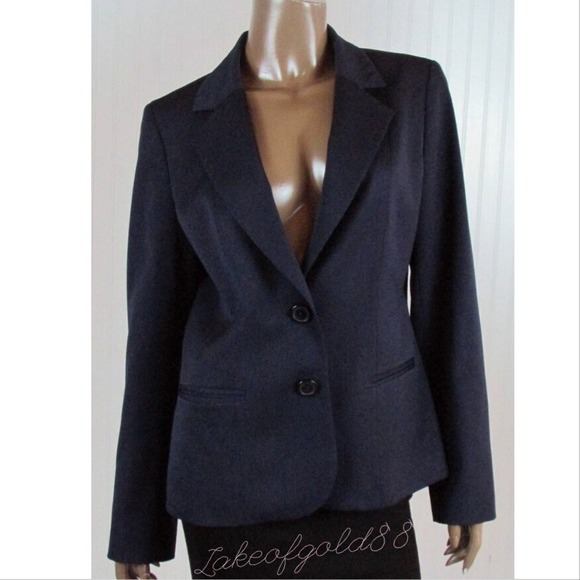 Anne Klein Two Button Work Blazer