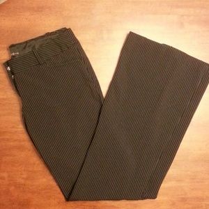Forever 21 Black Pinstripe Trousers - Size M
