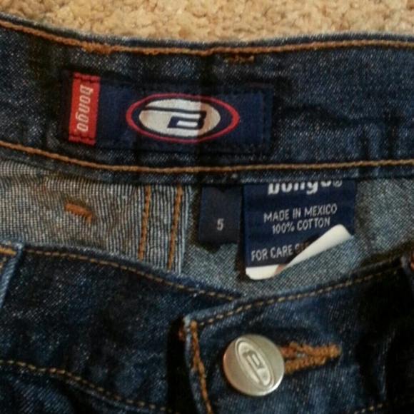 SOLD.  Bongo Jean short shorts. Dark Blue. Size 5 - Picture 2 of 4