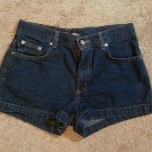 SOLD.  Bongo Jean short shorts. Dark Blue. Size 5