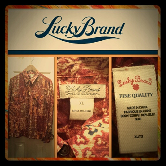 Silk Lucky Brand Blouse