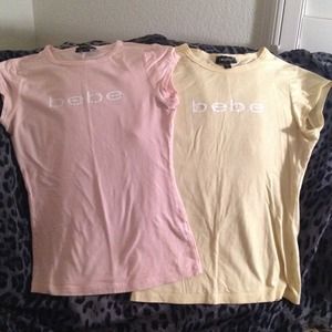 Bebe logo basic tees