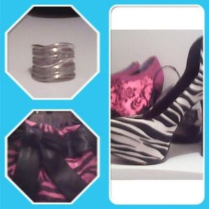 Ring purse and heels