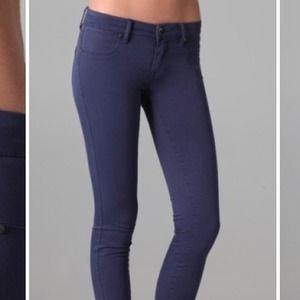 Blank Denim Purple Spray-on Skinny Jeans