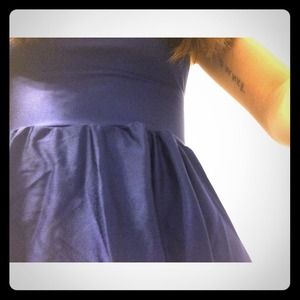 Midnight Blue Skater Dress