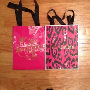 Juicy couture shopping bags