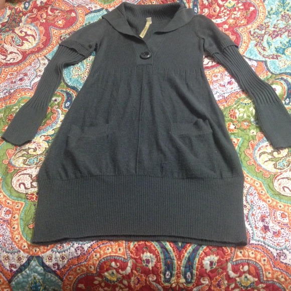 Grey Sweater Dress