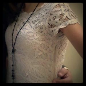 Crochet, lace like dress