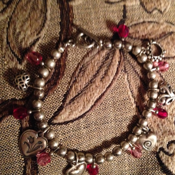 Charm bracelet with Sterling Silver charms