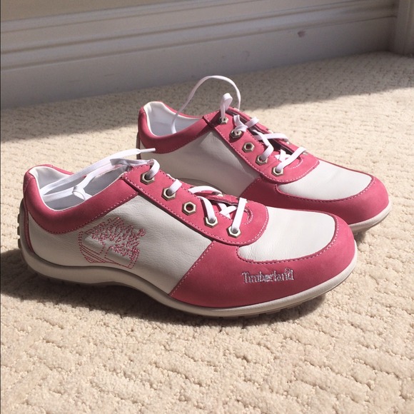 Timberland Sneakers (Pink and White)
