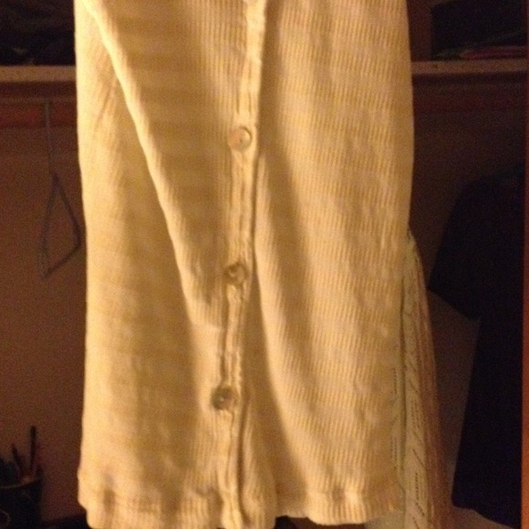 Striped cardigan/button up top - Picture 4 of 4