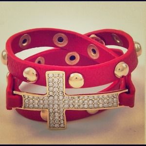 🌟Last One🌟Red Cross wrap bracelet