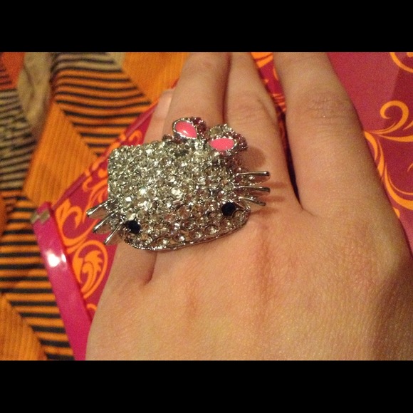 🐈🐈KITTY🐈🐈 BLING ring😱 - Picture 2 of 3
