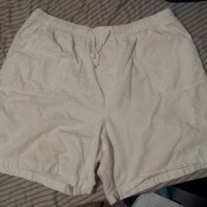 White X-Large comfortable loose fitting shorts