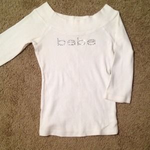 RESERVED for bambiina. Bebe white top
