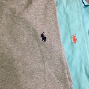 2 mens small Ralph Lauren tshirts