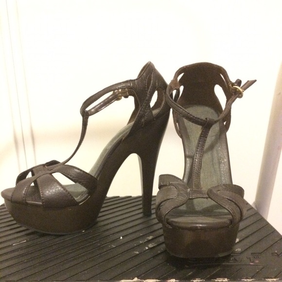 Brown heels