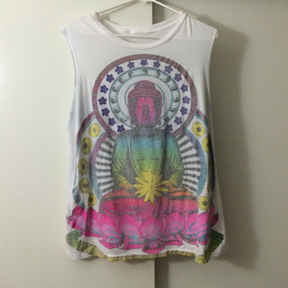 ⭐️SOLD WITH BUNDLE⭐️-Urban Outfitters Buddha Tank