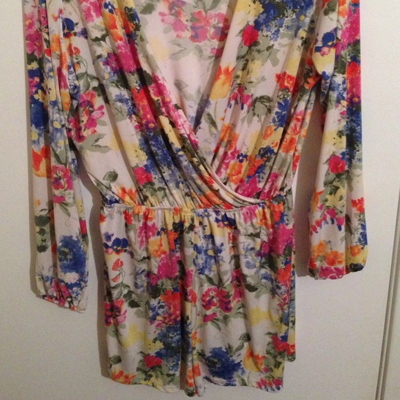 Floral Honey Punch Romper - Picture 3 of 3