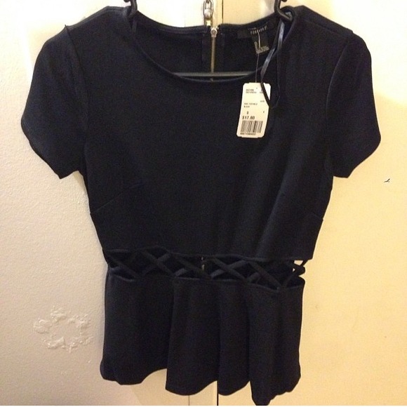 F21 Caged Cropped Top