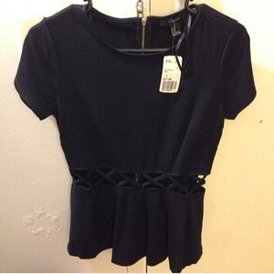 F21 Caged Cropped Top