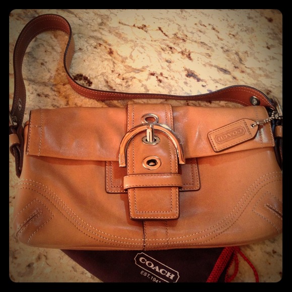 TRADED! Authentic Leather Tan/Camel Coach Purse