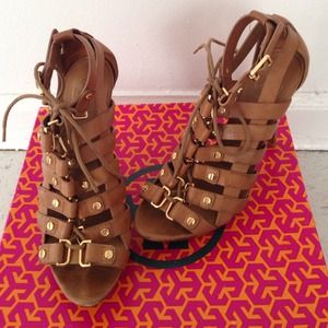 Tory Burch Roslun Gladiator Heels