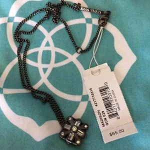 Kendra Scott Madison gunmetal necklace SALE 🎉