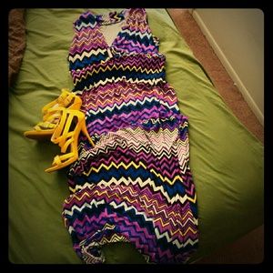 Dress silky material