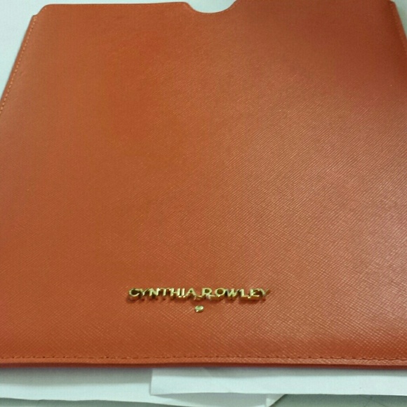 Cynthia Rowley orange Ipad case