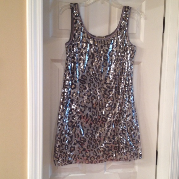Sequined tank dress!