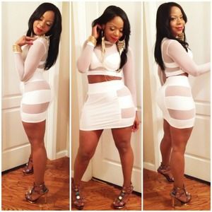 2 PIECE BANDAGE DRESS