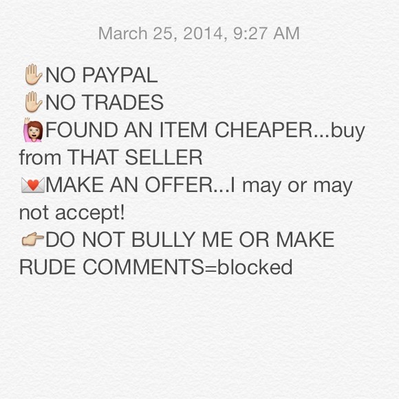 Courtesy, respect & peace on poshmark please ;-) - Picture 1 of 1