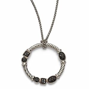 DAVID YURMAN BLACK DIAMOND NECKLACE