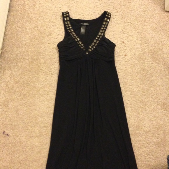 Black beaded dress